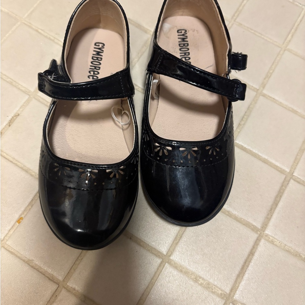 Gymboree Shiny Black Kids Dress Shoes